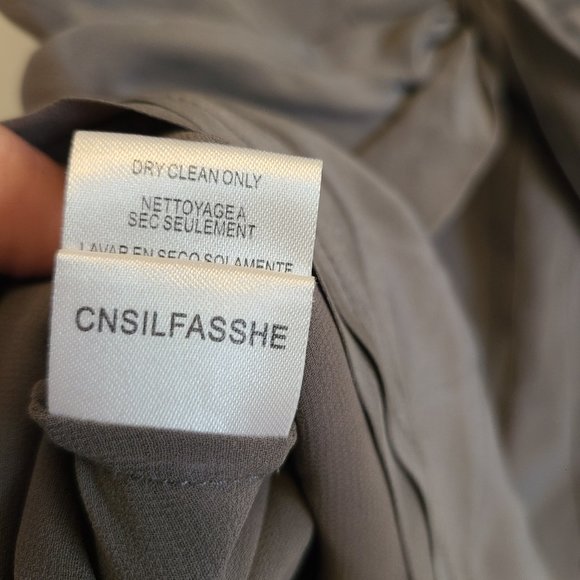 BCBG Grey pleated top - Picture 6 of 11